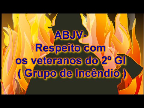 ABJV - Respeito com os veteranos do 2º GI (Grupo de Incêndio) - Bombeiro Caetano - Tv Tudo Web